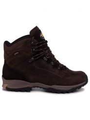 Meindl Trekkingi Salerno GORE-TEX Gtx 2448 Brązowy. Brązowe botki sznurowane MEINDL, bez wzorów, z gore-texu, bez obcasa, bez zapięcia. Za 939.99 zł.
