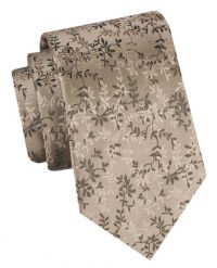 Klasyczny, Męski Krawat Alties - Odcienie Beżu, Drobne Kwiatki. Krawaty i muchy Alties, bez wzorów, z tkaniny. Za 49.00 zł.