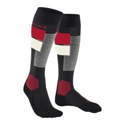 Skarpetki do połowy łydki Falke SK4 Advanced. Czarne skarpety Falke, bez wzorów. Za 226.50 zł.