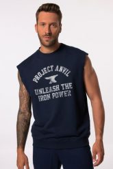 Męska Bluza Iron Anvil fitness oversize szybkoschnąca do roz. 7 XL. Niebieskie bluzy z kapturem JAY-PI, m, bez wzorów, z bawełny, z kapturem. Za 159.99 zł.