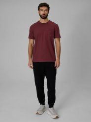 4F Spodnie dresowe joggery męskie - czarne XL. Czarne joggery i bojówki 4F, m, bez wzorów, z bawełny, klasyczne. Za 149.99 zł.