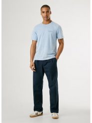 Pepe Jeans Koszulka w kolorze błękitnym rozmiar: L. Niebieskie bezrękawniki Pepe Jeans, l, bez wzorów, z bawełny, bez kołnierzyka, bez ramiączek. Za 96.60 zł.