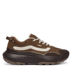 Trekkingi Vans. Brązowe buty trekkingowe Vans, bez wzorów, bez zapięcia. Za 599.99 zł.