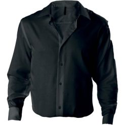 Koszula Kariban ajustée. Czarne koszule KARIBAN, xl, bez wzorów, z bawełny, bez kołnierzyka, bez ramiączek. Za 250.00 zł.