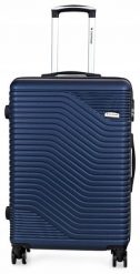 Walizka podróżna na kółkach Sapphire ST-140 DUO - duża ABS. Niebieskie walizki Sapphire, bez wzorów, z gumy, duże. Za 154.80 zł.