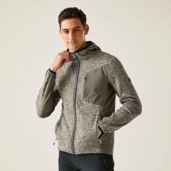 Polar turystyczny męski Alven. Szare bluzy z polaru Regatta, m, bez wzorów, z dzianiny, bez kaptura. W wyprzedaży za 229.99 zł.