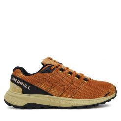 Buty do biegania Merrell. Brązowe buty do biegania Merrell, bez wzorów, bez zapięcia, do biegania. Za 289.99 zł.