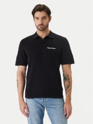 Jack & Jones Polo Norrebro 12297926 Czarny Relaxed Fit. Czarne koszulki polo Jack & Jones, m, bez wzorów, z bawełny, bez kołnierzyka, bez ramiączek. Za 149.99 zł.
