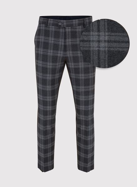 PAKO LORENTE – Spodnie garniturowe P22WF-6G-002-S-S. Szare eleganckie spodnie Pako Lorente, s, bez wzorów, z elastanu. Za 199.99 zł.