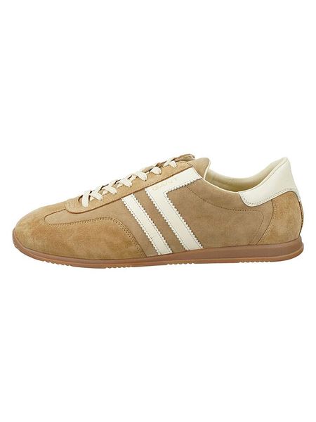 GANT Footwear Skórzane sneakersy "Spearclub" w kolorze beżowym rozmiar: 45. Brązowe buty sportowe casual GANT Footwear, bez wzorów, bez zapięcia. Za 383.07 zł.