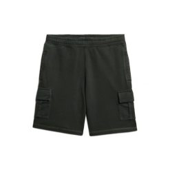 Spodenki cargo Superdry. Czarne szorty Superdry, m, bez wzorów. Za 278.45 zł.