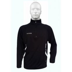 Bluza sportowa do biegania męska Joma W8H18.90. Czarne bluzy bez kaptura Joma, m, bez wzorów, z materiału, bez kaptura. Za 89.99 zł.