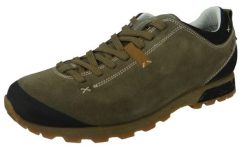 Buty trekkingowe męskie Aku Bellamont 3 Suede GTX SAND BLACK. Brązowe buty turystyczne Aku, bez wzorów, z materiału, bez zapięcia, trekkingowe. Za 959.00 zł.