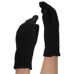 Rękawiczki męskie Dziane. Niebieskie rękawiczki HEAT KEEPER, bez wzorów, z dzianiny. Za 134.79 zł.