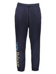 New Balance Spodnie dresowe "Essentials Celebrate" w kolorze granatowym rozmiar: XL. Niebieskie spodnie treningowe długie New Balance, xl, bez wzorów, z dresówki. Za 121.80 zł.