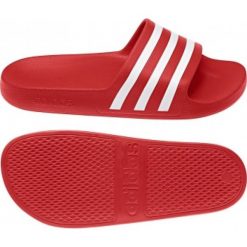 Czerwone Klapki adidas Adilette Aqua F35540. Czerwone klapki Adidas, z materiału. W wyprzedaży za 109.00 zł.