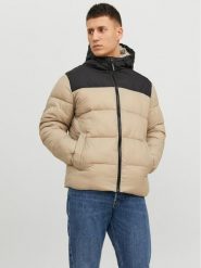 Jack&Jones Kurtka zimowa 12235859 Beżowy Regular Fit. Brązowe kurtki Jack&Jones, na zimę, m, bez wzorów, z syntetyku, bez kaptura. Za 179.99 zł.