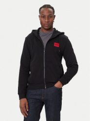 Hugo Bluza Daple212 50447972 Czarny Regular Fit. Czarne bluzy Hugo, m, bez wzorów, z bawełny, bez kaptura. Za 499.99 zł.