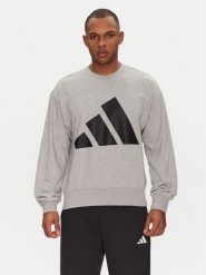 Adidas Bluza Essentials Big Logo JE8952 Szary Regular Fit. Szare bluzy Adidas, m, bez wzorów, z bawełny, bez kaptura. Za 139.99 zł.