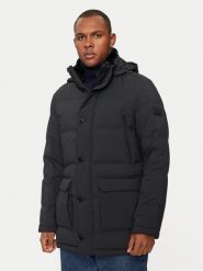 Hechter Paris Kurtka puchowa 50168 142205 Czarny Regular Fit. Czarne kurtki Hechter Paris, m, bez wzorów, z puchu, bez kaptura. Za 1,189.00 zł.