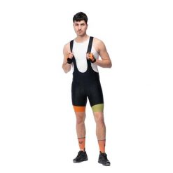 Spodenki Rowerowe Na Szelkach Męskie Logo Toki. Czarne spodenki rowerowe RADVIK, m, bez wzorów, z elastanu, rowerowe. Za 284.00 zł.