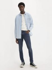 Levi's Dżinsy "512" - Slim fit - w kolorze granatowym rozmiar: W31/L30. Niebieskie jeansy Levi's®, l. Za 232.68 zł.