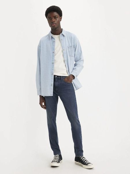 Levi's Dżinsy "512" - Slim fit - w kolorze granatowym rozmiar: W31/L30. Niebieskie jeansy Levi's®, l. Za 232.68 zł.
