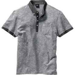 Shirt polo Regular Fit bonprix czarno-biały melanż. Koszulki polo bonprix. Za 69.99 zł.
