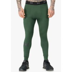 Legginsy Tapout Functional. Czarne legginsy długie sportowe TAPOUT, bez wzorów, na fitness i siłownię. Za 225.50 zł.