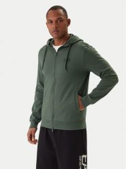 EA7 Emporio Armani Bluza 8NPM33 PJVRZ Zielony Regular Fit. Zielone bluzy EA7 Emporio Armani, m, bez wzorów, z bawełny, bez kaptura. Za 479.99 zł.