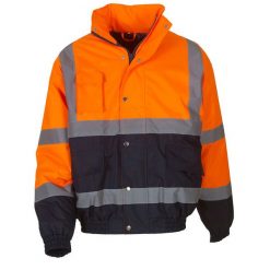Dwukolorowa Kurtka Męska Typu Bomber. Brązowe kurtki YOKO, m, bez wzorów, bez kaptura. Za 275.99 zł.