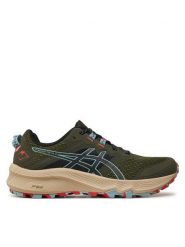 Asics Buty do biegania Trabuco Terra 2 1011B607 Zielony. Zielone buty do biegania ASICS, bez wzorów, z materiału, bez zapięcia, do biegania. Za 429.99 zł.