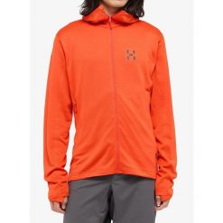 Bluza z kapturem męska Haglofs L.I.M Mid Multi II Hood. Czerwone bluzy Haglöfs, l, bez wzorów, z kapturem. Za 382.99 zł.
