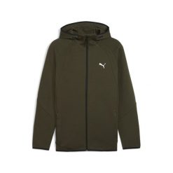 Męska bluza Evostripe z kapturem PUMA Dark Olive Green. Zielone bluzy z kapturem Puma, m, bez wzorów, z kapturem. Za 329.99 zł.