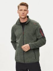 CMP Bluza 3H60747N Zielony Regular Fit. Zielone bluzy bez kaptura CMP, m, bez wzorów, z syntetyku, bez kaptura. Za 299.99 zł.