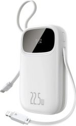 Baseus EnerFill FC31 20000 mAh 22.5W USB-C + Lightning biały. Białe powerbanki . Za 99.90 zł.