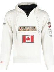 ANAPURNA Bluza "Gymana" w kolorze białym rozmiar: L. Brązowe bluzy ANAPURNA, l, bez wzorów, z bawełny, bez kaptura. Za 132.67 zł.