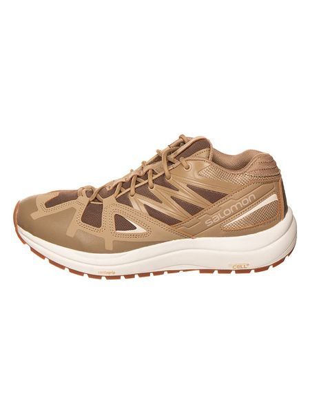 SALOMON Buty turystyczne "Odyssey 1 Advanced" w kolorze beżowym rozmiar: 42. Brązowe buty trekkingowe Salomon, bez wzorów, z materiału, bez zapięcia, outdoorowe. Za 282.42 zł.