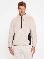 EA7 Emporio Armani Bluza 6RPM47 PJSFZ 1716 Beżowy Regular Fit. Brązowe bluzy EA7 Emporio Armani, m, bez wzorów, z syntetyku, bez kaptura. Za 1,089.00 zł.