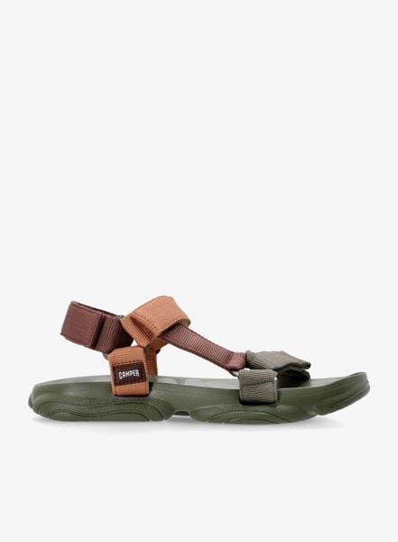 Sandały męskie Camper Karst Sandal. Brązowe sandały Camper, z otwartym noskiem, bez zapięcia. Za 417.99 zł.