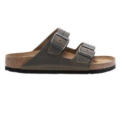 Klapki dorosłych Birkenstock Arizona Faded. Brązowe klapki Birkenstock, z materiału. Za 766.00 zł.