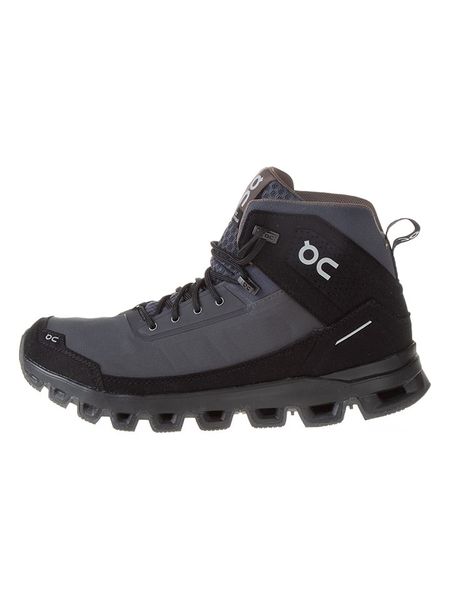 ON RUNNING Botki turystyczne "Cloudridge 1" w kolorze szarym rozmiar: 42. Szare buty do biegania On Running, bez wzorów, bez zapięcia. Za 520.90 zł.
