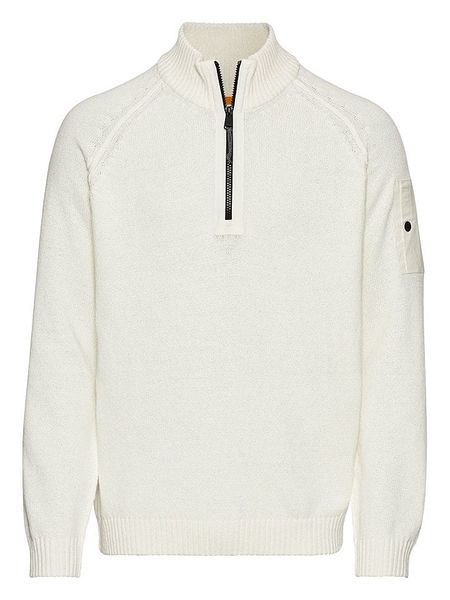 Camel Active Sweter w kolorze kremowym rozmiar: XL. Brązowe swetry nierozpinane Camel Active, xl, bez wzorów, z bawełny, bez kołnierzyka, bez ramiączek. Za 184.02 zł.