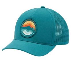 Czapka Z Daszkiem Dla Dorosłych Unisex Mountaincap 3D Stretch. Zielone czapki z daszkiem Columbia, bez wzorów. Za 181.99 zł.