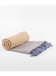 Ottoman Chusta hammam "Fenomen" w kolorze żółtym - 190 x 105 cm rozmiar: onesize. Żółte szaliki Ottoman, bez wzorów, z bawełny. Za 69.99 zł.