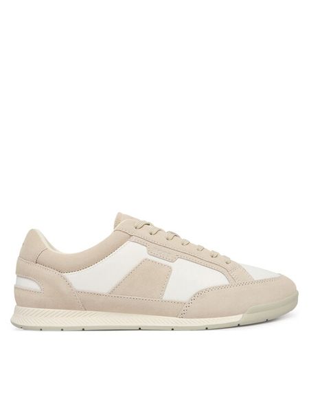 BOSS Sneakersy Nitan 50557883 Beżowy. Brązowe buty sportowe casual Boss, bez wzorów, ze skóry, bez zapięcia. Za 799.99 zł.