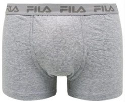 Bokserki męskie Fila 1-pak Szare 2xl. Szare bokserki Fila, m, bez wzorów, z bawełny. Za 114.99 zł.
