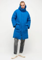 MUSTANG LONG PARKA MĘSKA KURTKA ZIMOWA CIEPŁA NA ZIME SNORKEL BLUE 1014472 5337. Niebieskie kurtki Mustang, na zimę, l, bez wzorów, bez kaptura. Za 329.99 zł.