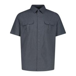 Koszula z kieszeniami CMP. Niebieskie koszule CMP, m, bez wzorów, z materiału, bez kołnierzyka, bez ramiączek. Za 239.00 zł.