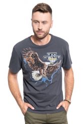 MĘSKI T-SHIRT LEE BIKER TEE RELAXED FIT WASHED BLACK L60CFEON 112113283. Czarne t-shirty Lee, l, bez wzorów, bez kołnierzyka, bez ramiączek. Za 69.99 zł.